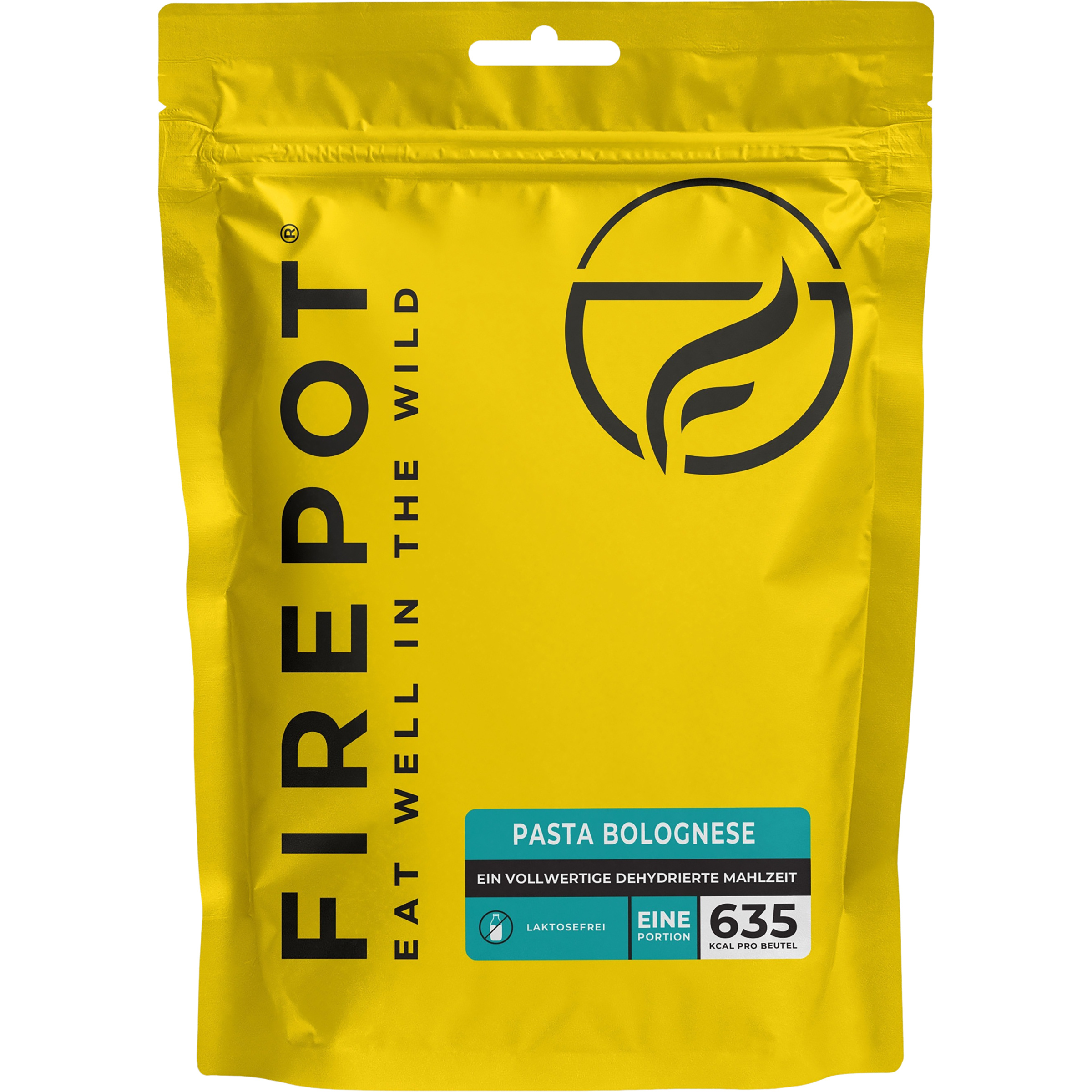 Firepot Pasta Bolognese Trekkingnahrung gelb Größe 135g