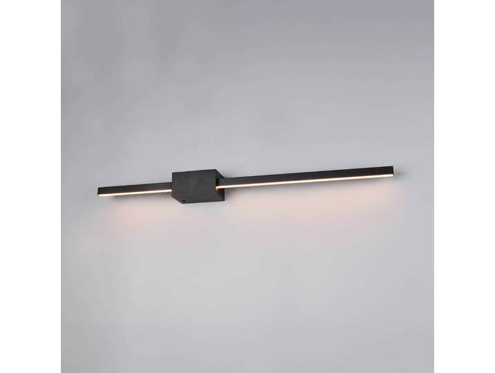 Trio Lighting Wandleuchte Cassino, dimmbar, schwarz, für Wohn- / Esszimmer, Metall, Modern