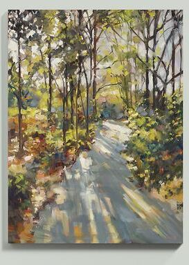 "A Sunlit Stroll Stretched Canvas - 32"" x 24"" - Ballard Designs"