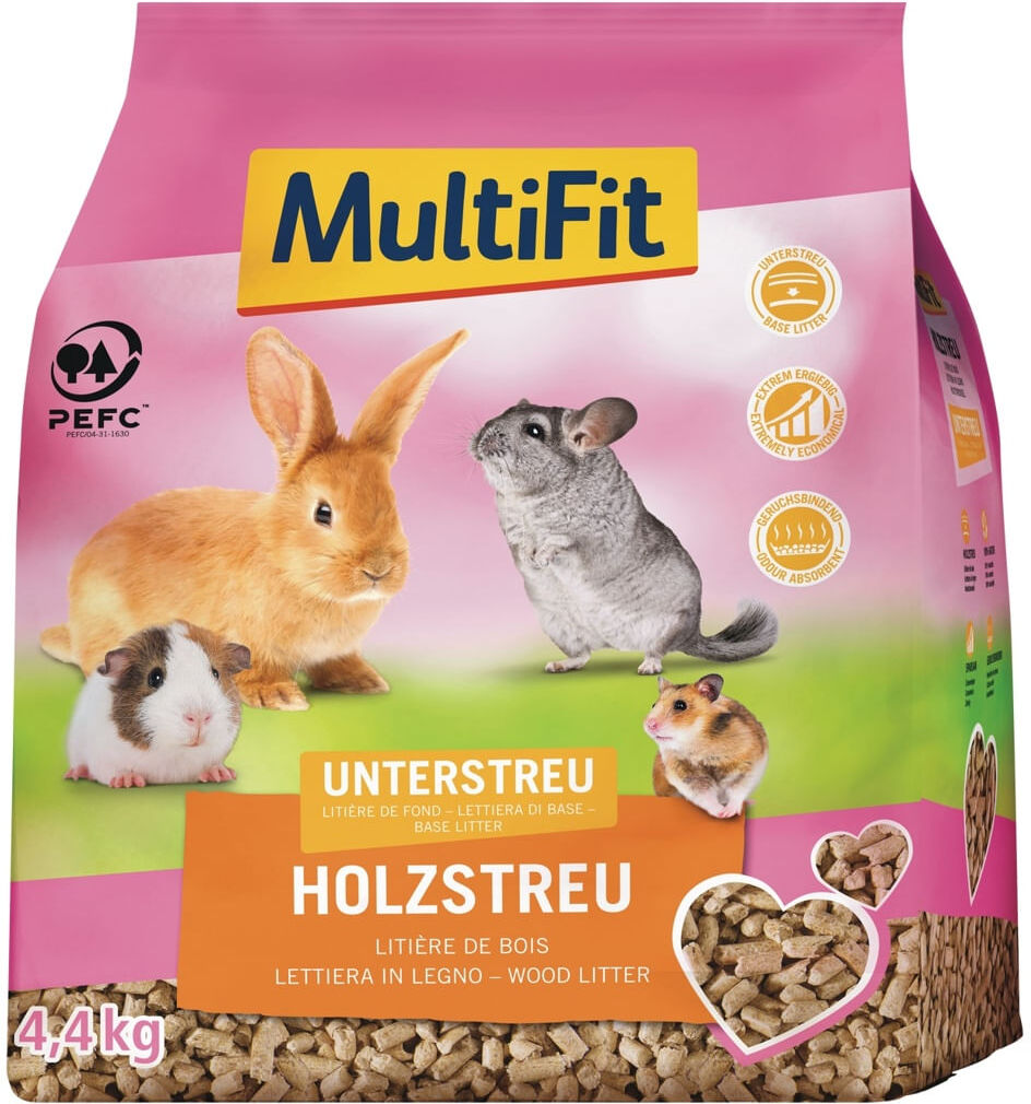 MultiFit Lettiera Pellet Legno 4.4KG
