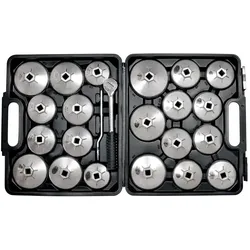 SW-Stahl, Fahrzeug Werkzeug, 08450L Ölfilter-Glockensortiment, 23-teilig