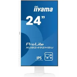iiyama XUB2492HSU-W1 (1920 x 1080 Pixel, 24"), Monitor, Weiss