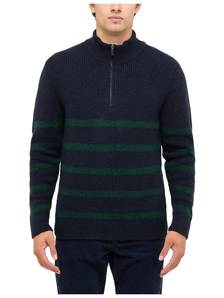 Mustang Pullover in Dunkelblau - L
