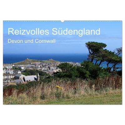 Reizvolles Südengland Devon und Cornwall (Wandkalender 2027 DIN A2 quer), CALVENDO Monatskalender