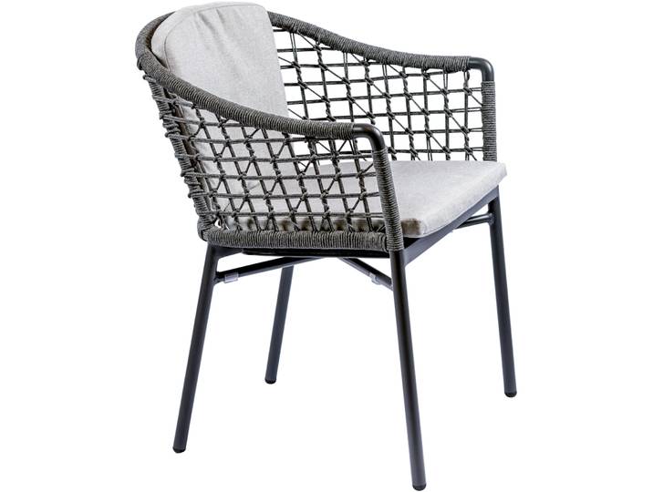 Gartensessel Sandy anthrazit Aluminium T 59 cm - Gartensessel - Wetterfeste Gartenmöbel & Accessoires