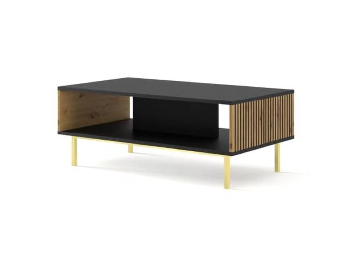 BIM Furniture Ravenna F Couchtisch aus lackiertem MDF, 90 cm – Mattschwarz Bim Furniture - ref. 5903769734429 - 5903769734429 - Beige