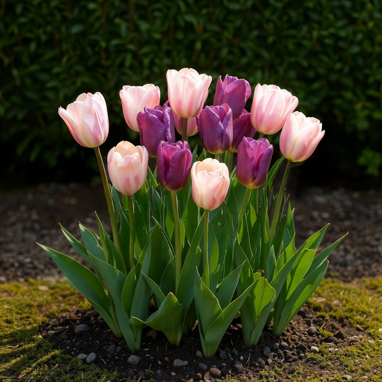 Exotenherz Tulipa Macron Mix Tulp bloembollen, 12 stuks