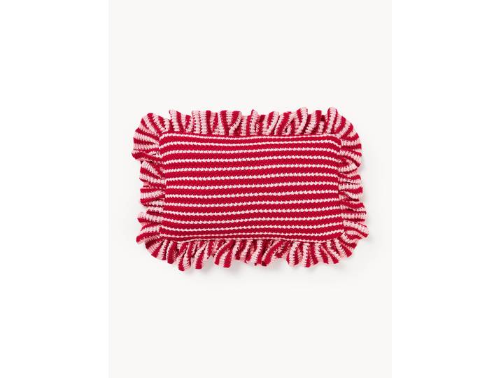 Housse de coussin rectangulaire en tricot Blaise