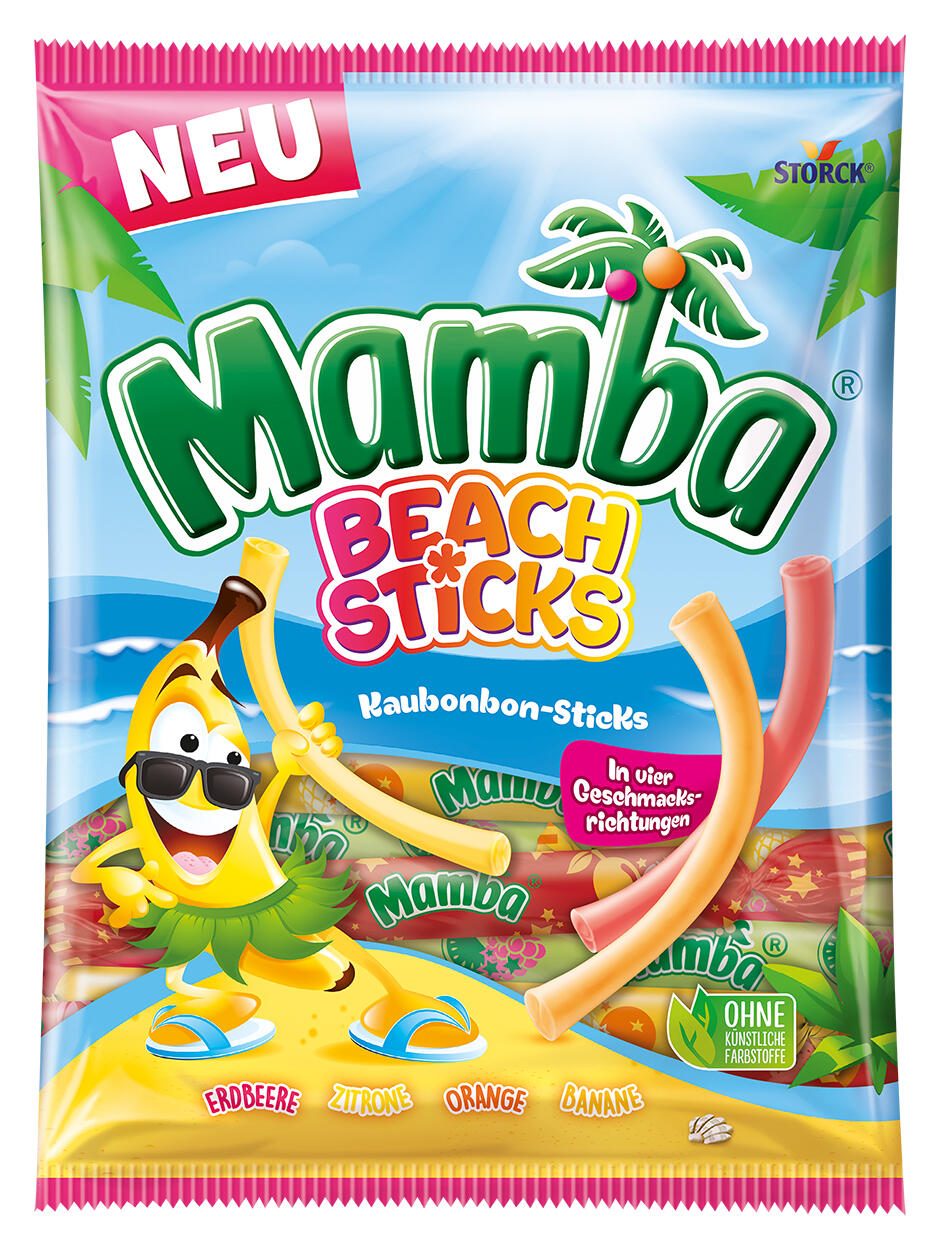 Mamba® BEACH STiCKS Kaubonbons 160,0 g 119435