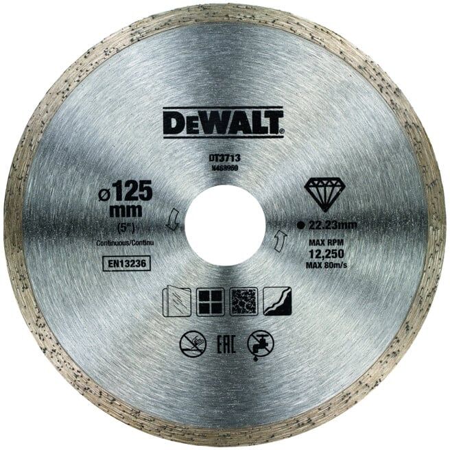 Lame de scie diamant DEWALT Eco4 125 mm DT3713-QZ (DT3713-QZ)