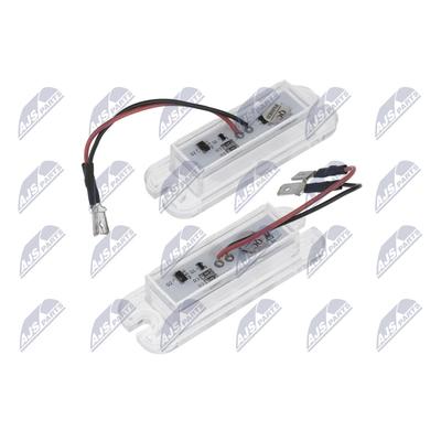 NTY Kennzeichenleuchte elpme010 LED beidseitig für Mercedes