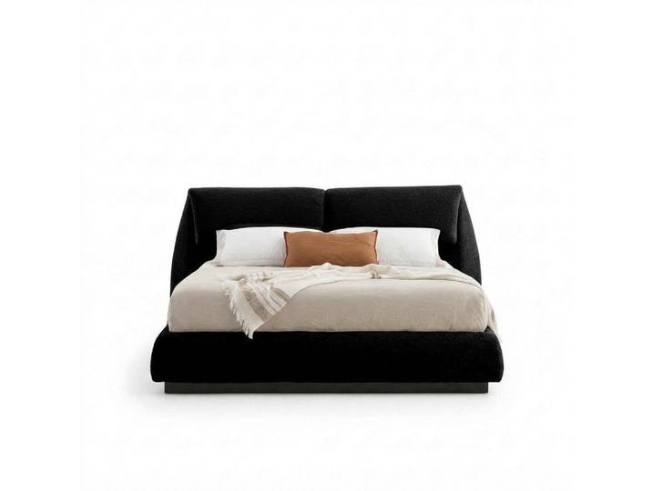 JVmoebel Polsterbett Beiges Holzbett mit zeitlosem Design und robuster Konstruktion, Made in Europe