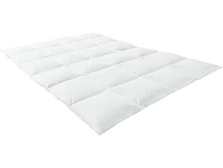 Erwin Müller Kassettendecke Bergen 100% Daunen 3 cm Stege - Wärmestufe 3 Größe 135x200 cm