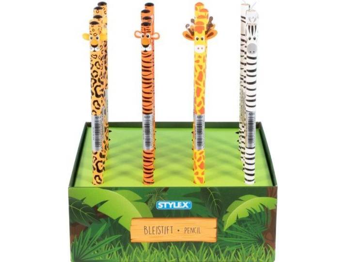 Wilde Dieren Potloden - HB - 24 stuks