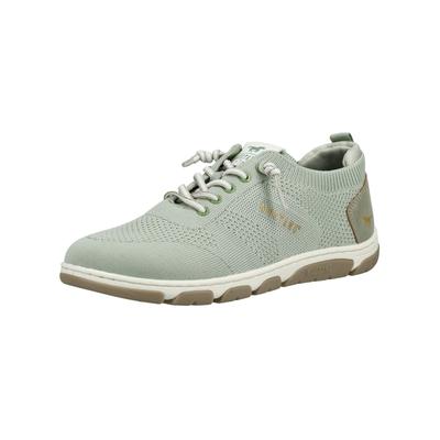 Sneaker MUSTANG SHOES "Mustang Shoes Sneaker Textil", Damen, Gr. 40, grün (mint), Textil, Schuhe Sneaker