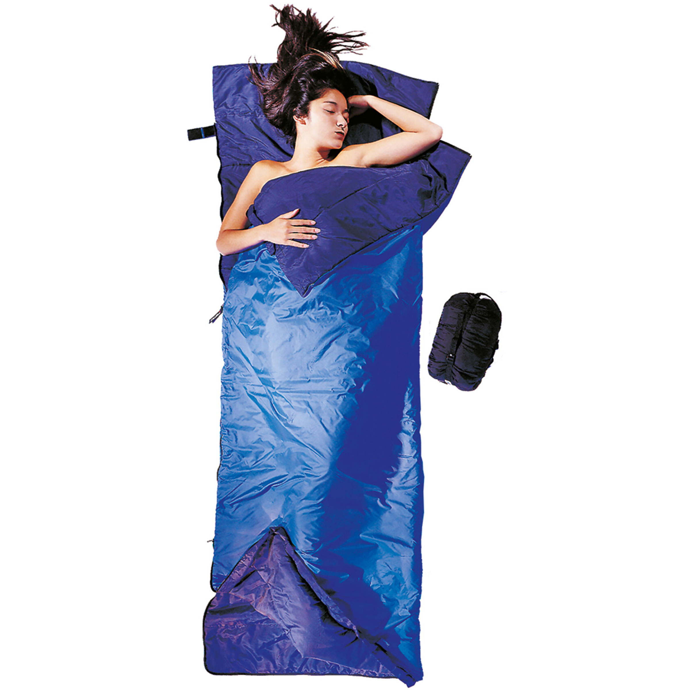 Cocoon Tropic Traveler Silk Schlafsack Kunstfaserschlafsäcke blau Größe max. 200cm Reise | Camping