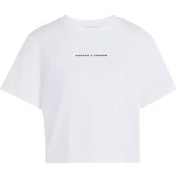 ADIDAS Damen Shirt TENNIS CULTURE, Größe XXS in Weiß Weiß