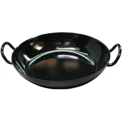 Riess Schlemmerpfanne Ø16cm Servierpfanne Classic Schwarz Emaille