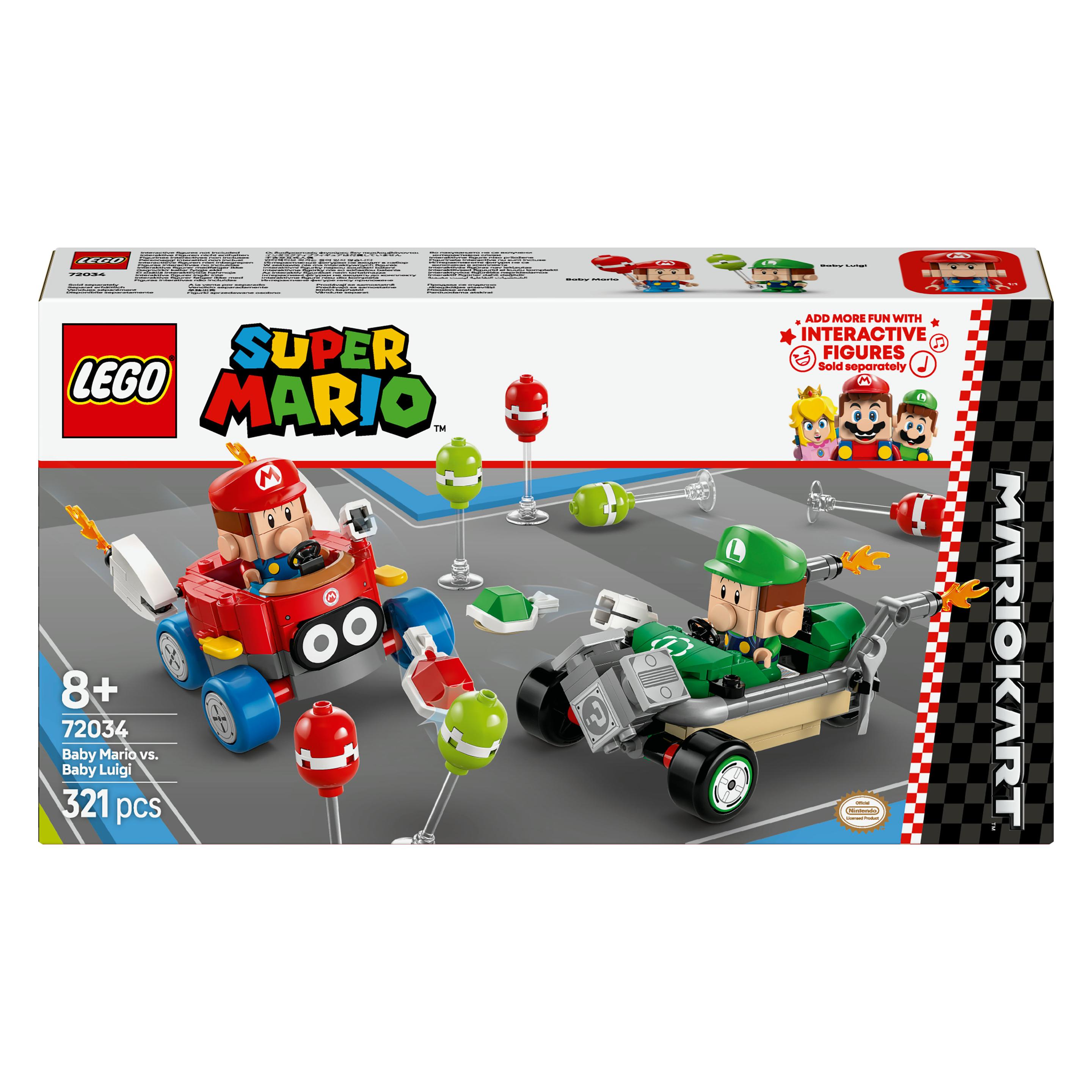 LEGO Mario Kart - Baby Mario vs. Baby Luigi (LEGO Super Mario) (72034)