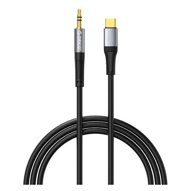 Orico AXC Series Type-C to 3.5mm Audio Cable (1 m, AUX Kabel) (AXC-10-BK-BP)