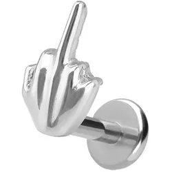 Titan Labret mit Push Fit MITTELFINGER