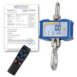 PCE Instruments PCE-CS 1000N-ICA Kranwaage PCE-CS 1000N-ICA kalibriert (ISO) Wägebereich (max.) 1000 kg Ablesbarkeit 200 g Blau