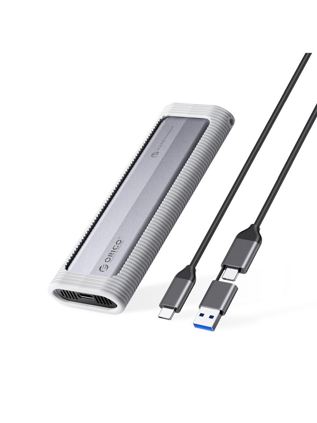 ORICO AXM2-G2-V1 M.2 NVME USB-C/USB-A to USB-C 10Gb/s Disk Drive - Gray