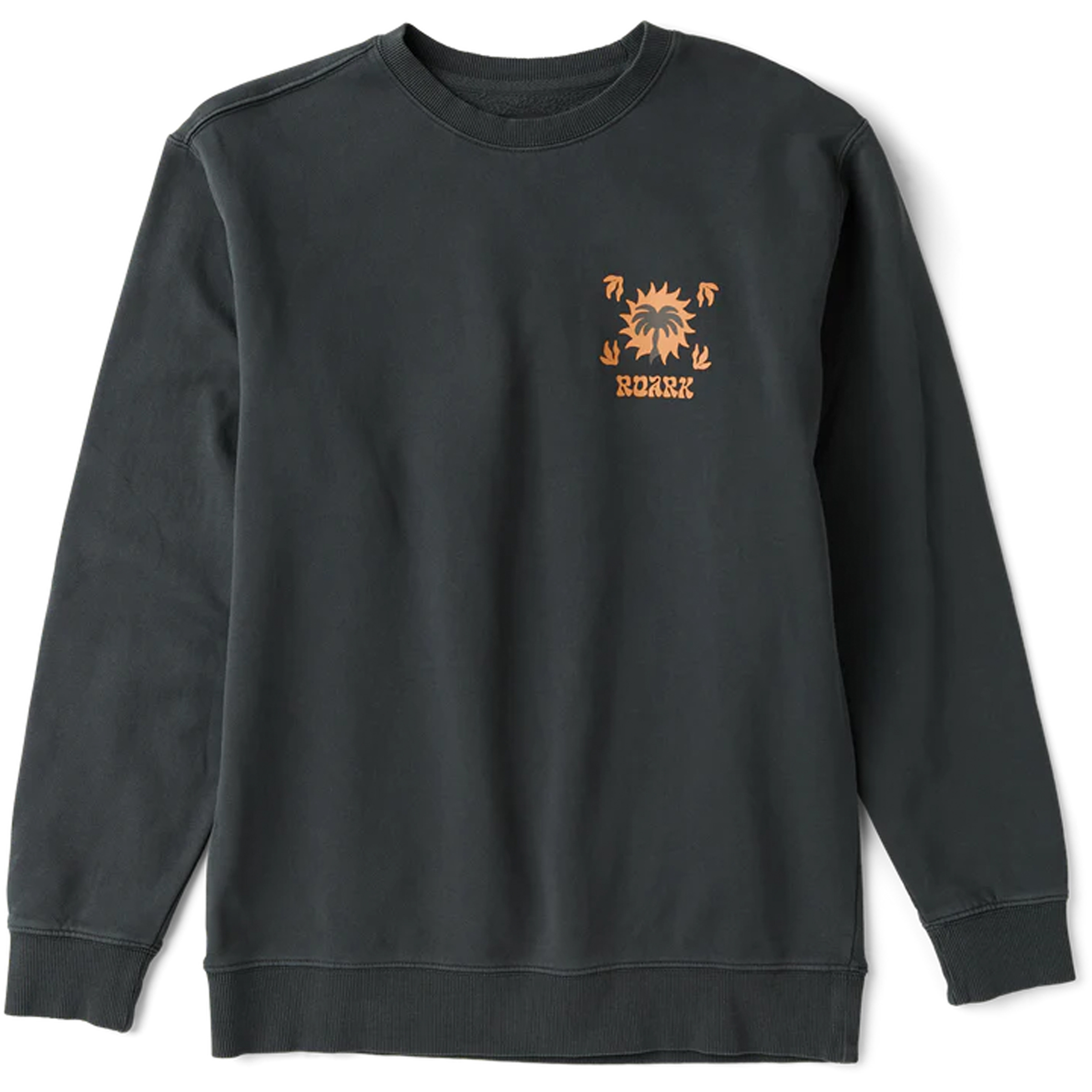 Roark Palm Crew Herren Longsleeves schwarz Größe S Lifestyle Hautfreundlich