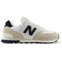 New Balance Unisex. U574V2_LI Weiße 574-Sneaker (42), Wohnung, Schnürsenkel, Lässig