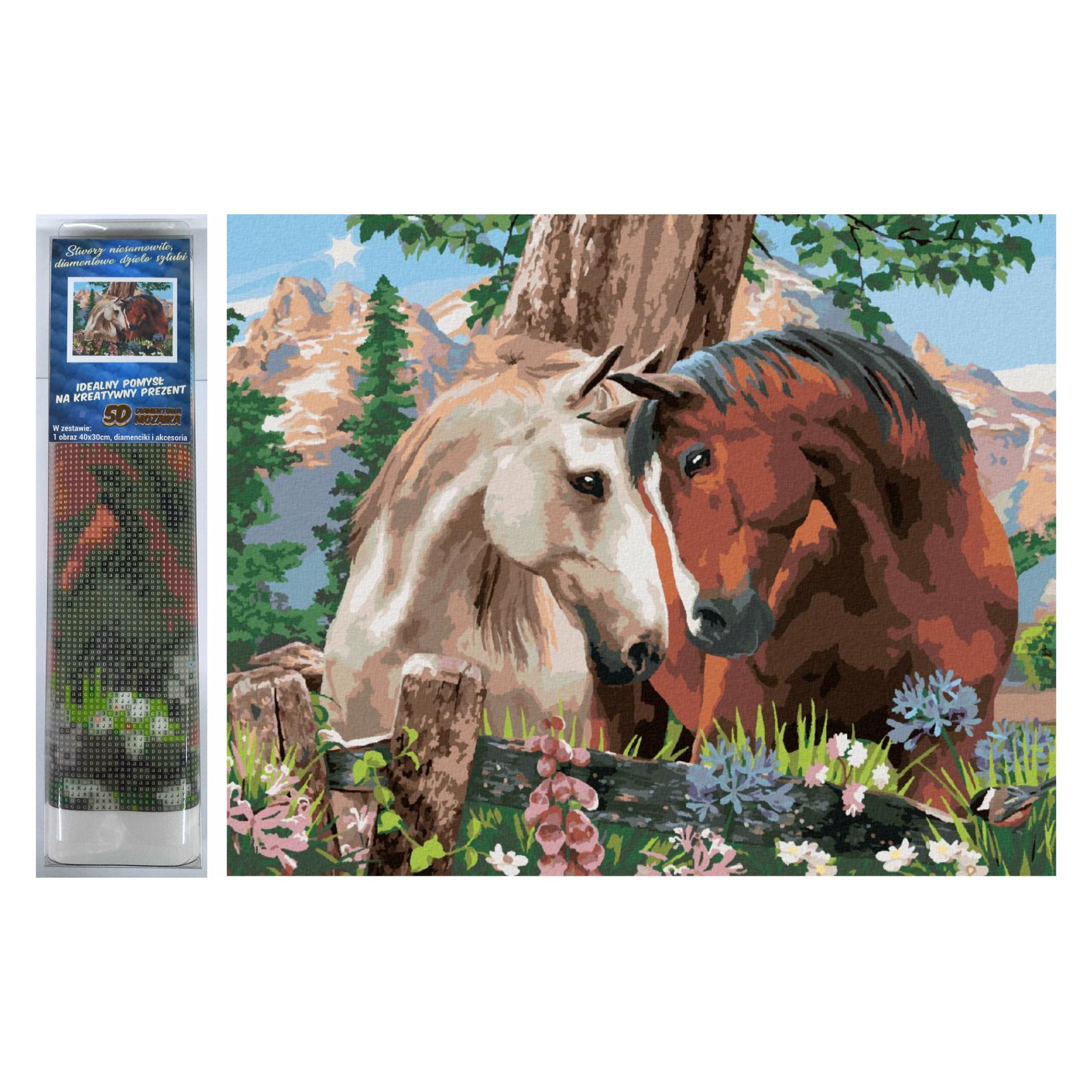 Norimpex Diamant Malerei Pferd Harmony 30x40cm (1006382)