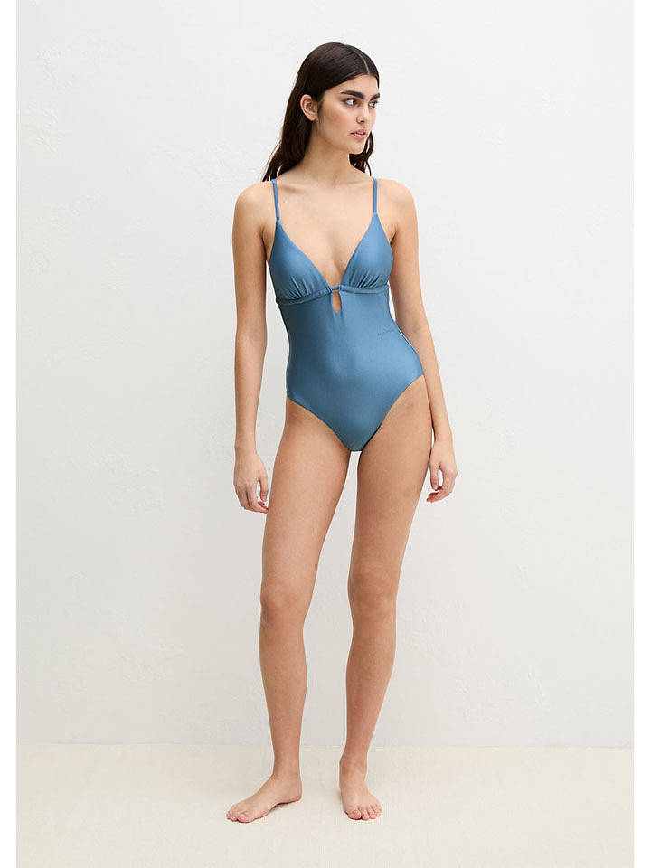 Marc O´Polo Bodywear Badeanzug in Hellblau - L