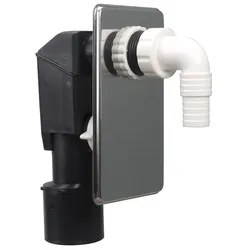 airfit Unterputz-Geräte-Sifonmit verchromter Wandplatte