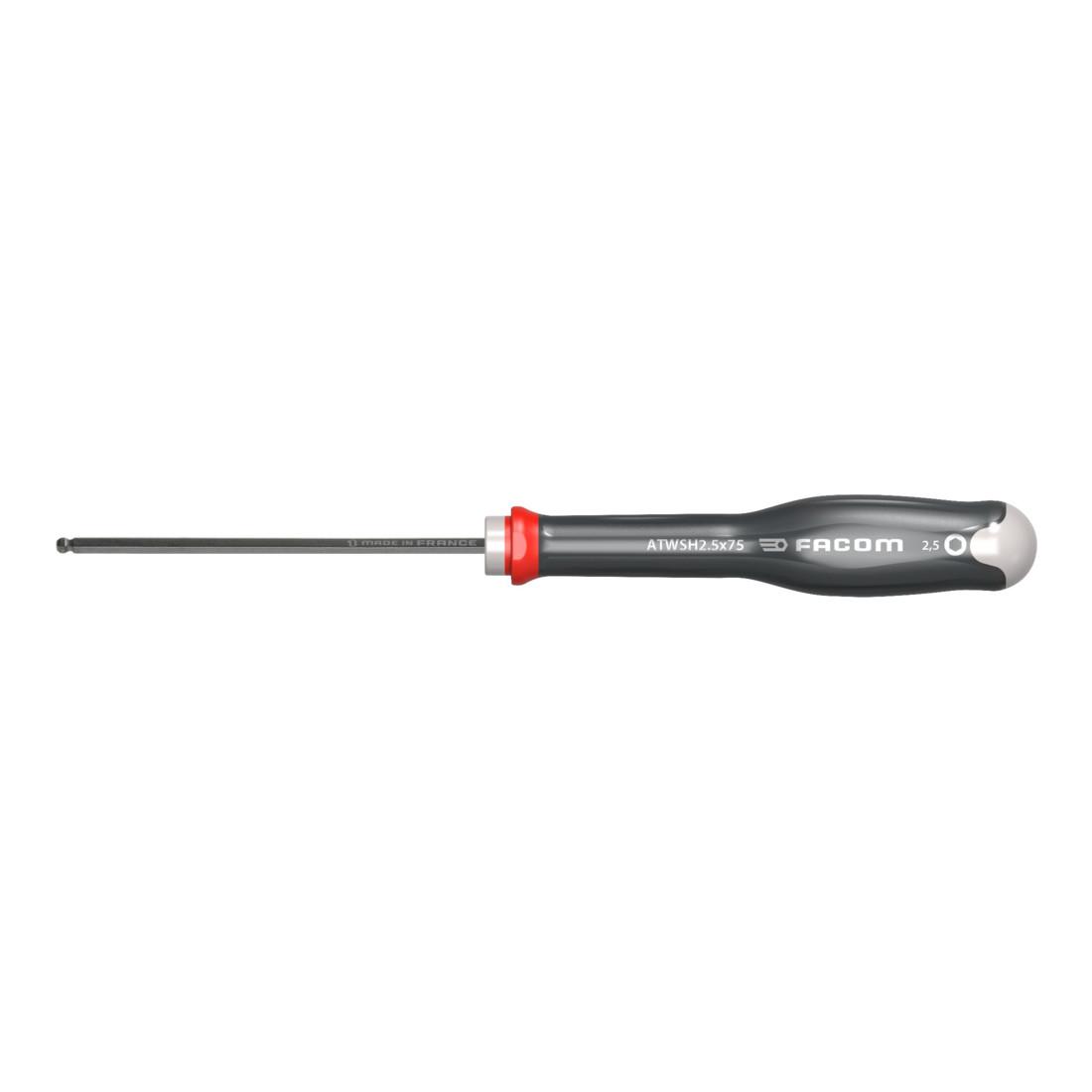 Facom Stiftschlüssel 6-Kant mit Heft 2,5mm (ATWSH2.5X75)