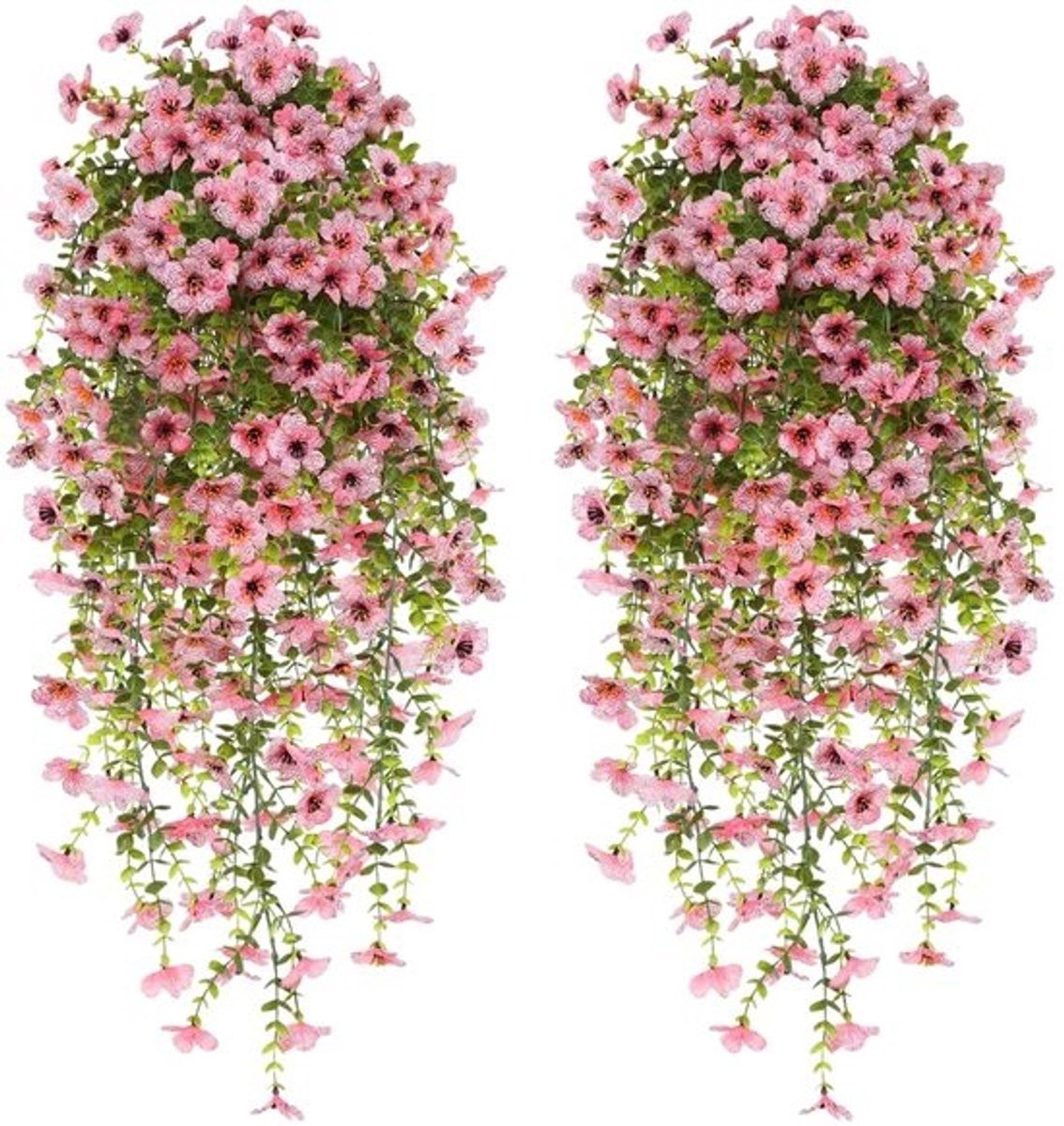 Dailygoods CONNECTION Roze kunstmatige hangbloemen