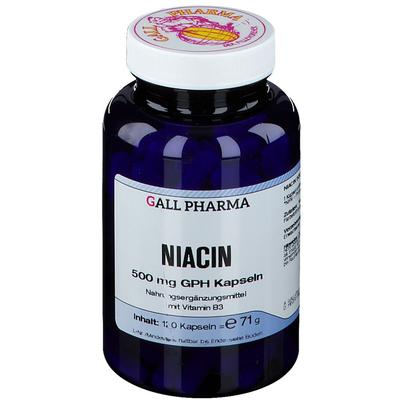 Niacin 500 mg GPH Kapseln 120 St