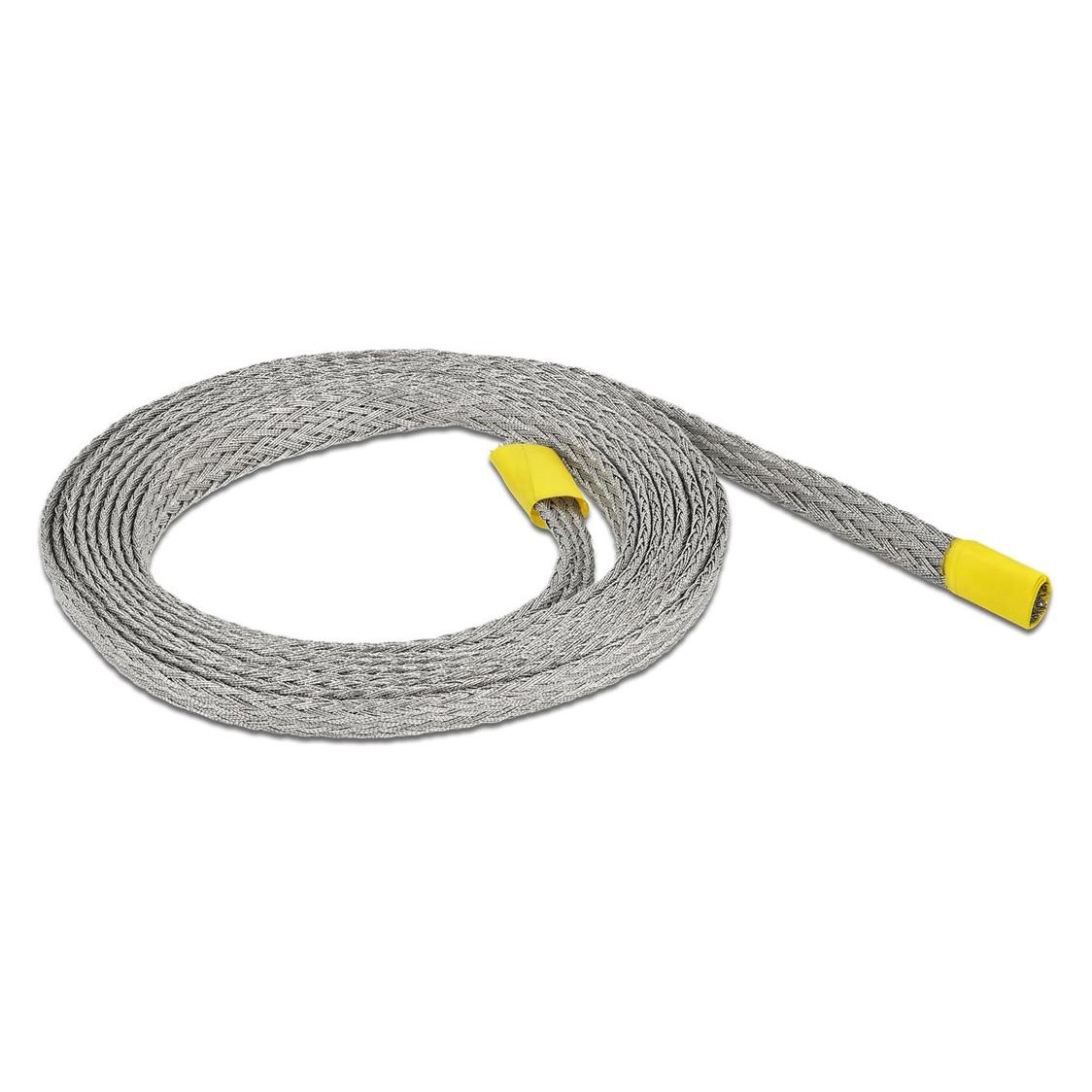 Delock Kabelschlauch zur EMV Abschirmung 2 m x 6 mm Grau (Kabelschlauch, 200 cm) (20787)