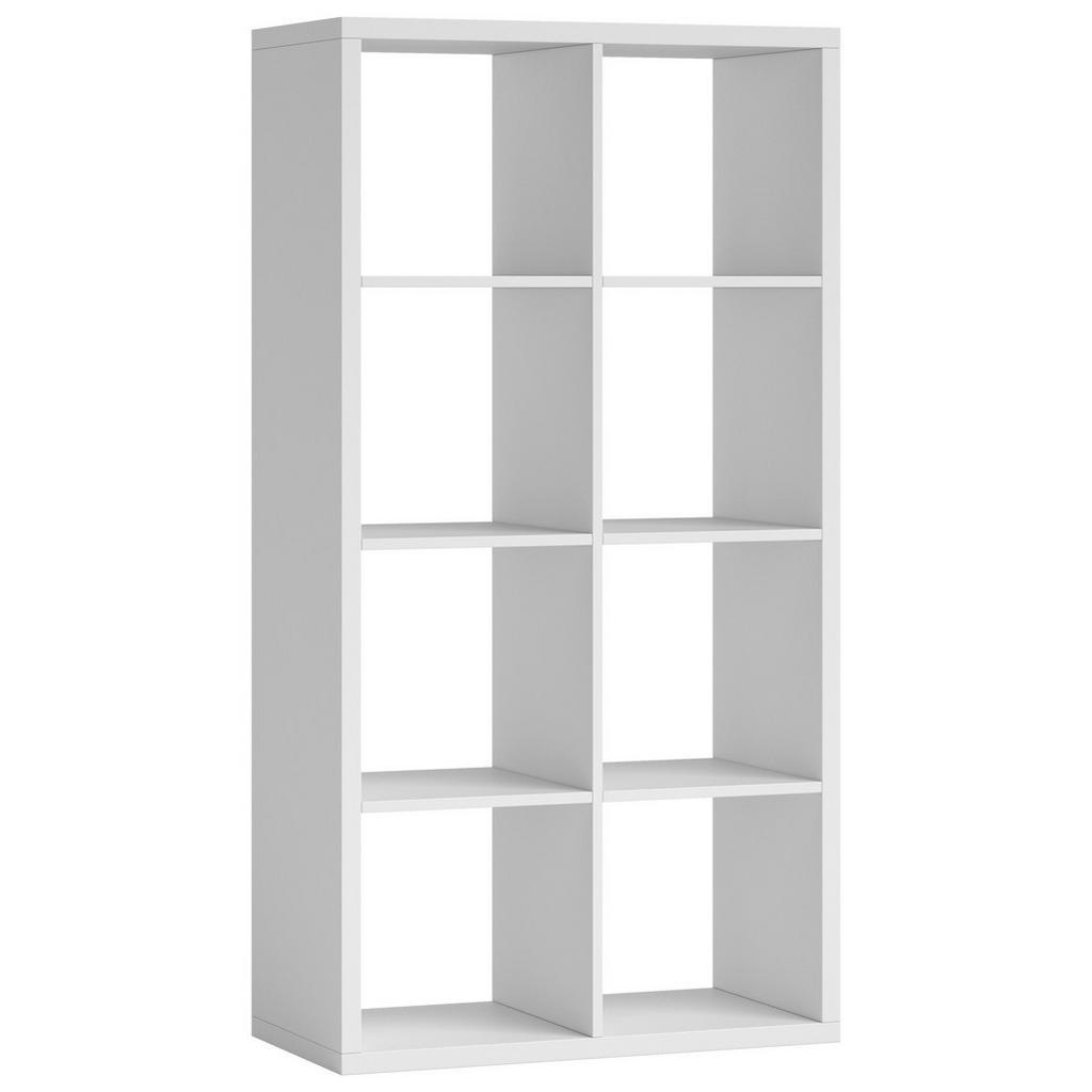 Carryhome Raumteiler , Weiss , Holzwerkstoff , 77x147x38 cm , Made in EU , Beimöbel erhältlich , Wohnzimmer, Raumteiler