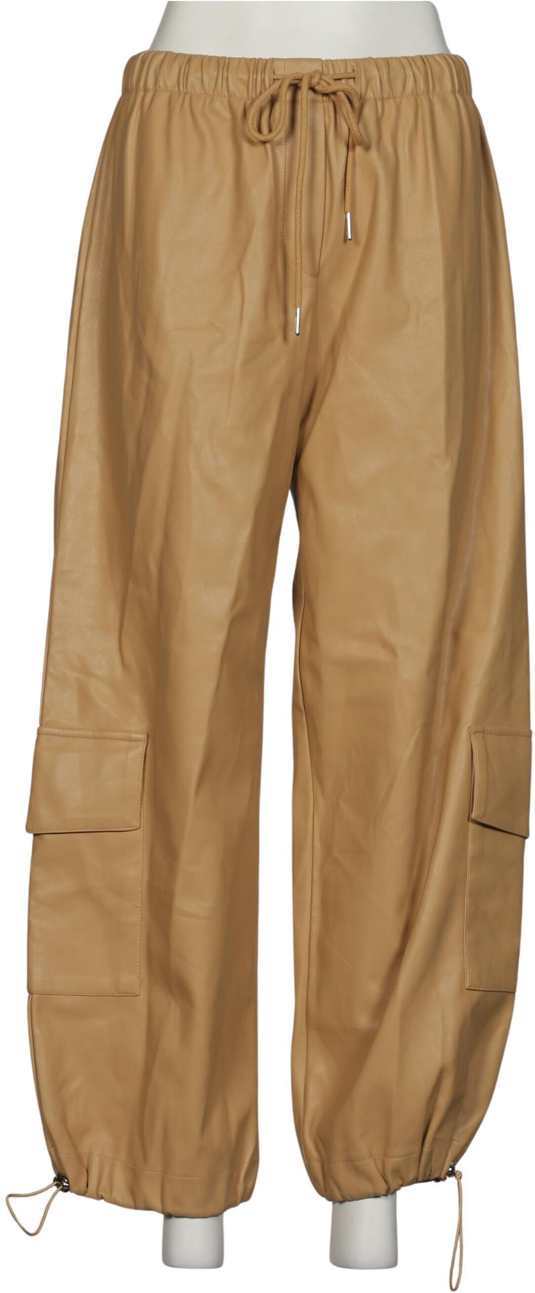 The Frankie Shop Damen Stoffhose, Beige, Gr. M, Kunstleder - Second Hand