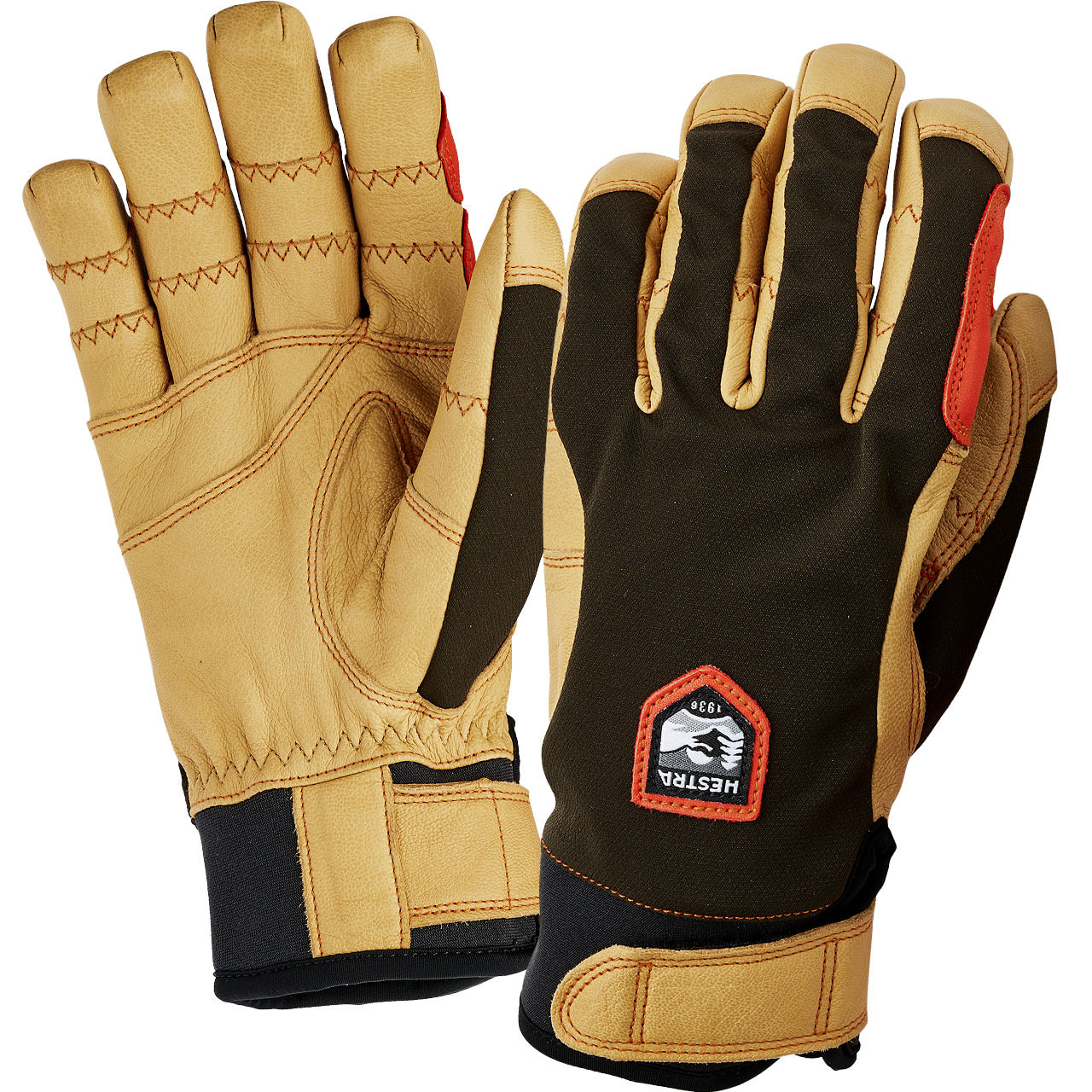 Hestra Handschuh ERGO GRIP ACTIVE dark forest/natural brown - 8,0