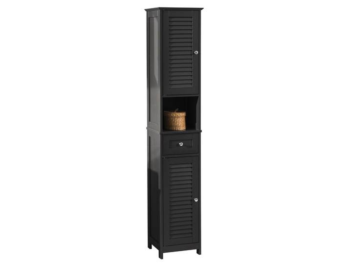 HOCHSCHRANK Dunkelgrau