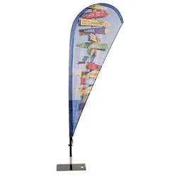 Showdown Displays Fahnenmast »Beachflag Glasfaser Wind/Tropfen M« - ohne Bezug