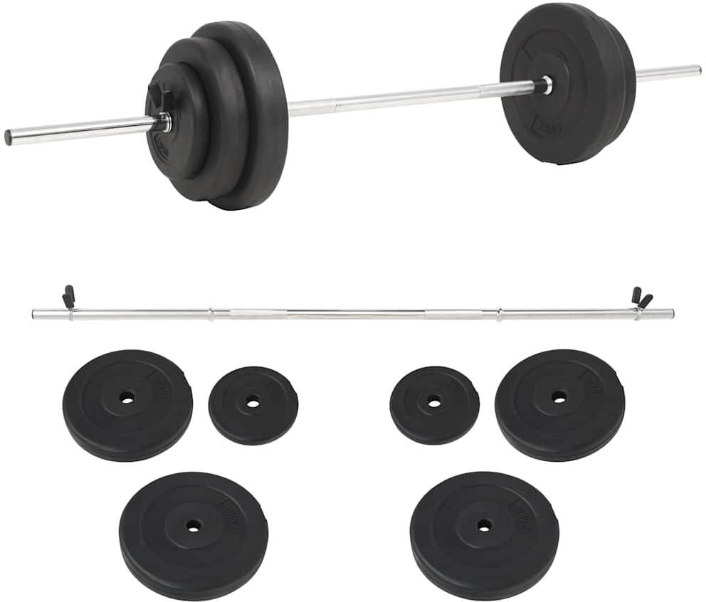 vidaXL Ensemble de haltères 30 kg