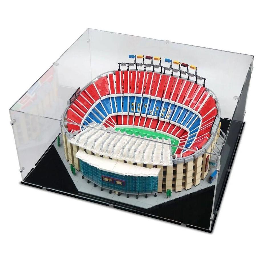 iDisplayit Acryl-Display für LEGO 10284 Camp Nou - FC Barcelona (mit schwarzem Boden) (EC524724-BLK)