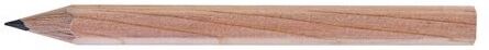Crayon hexagonal publicitaire prestige naturel incolore