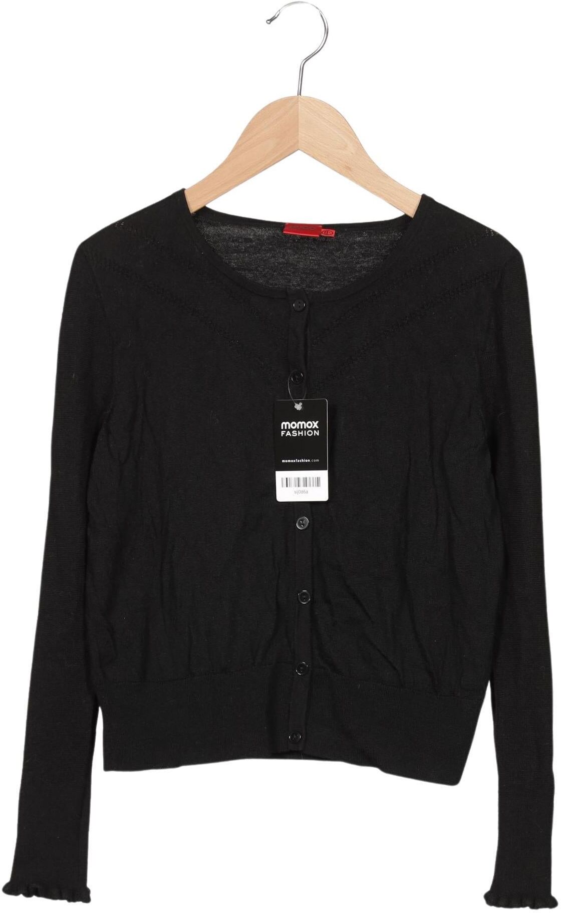Hugo by Hugo Boss Damen Strickjacke, Schwarz, Gr. S, Schurwolle - Second Hand