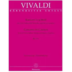 Konzert für zwei Violoncelli, Streicher und Basso continuo g-Moll RV 531, Fachbücher von Antonio Vivaldi, Bettina Schwemer