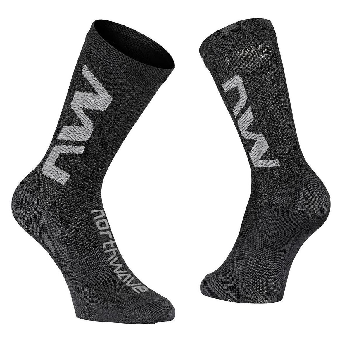 Northwave Extreme Air Socks (44 - 47) (NWB89222010--black/grey)