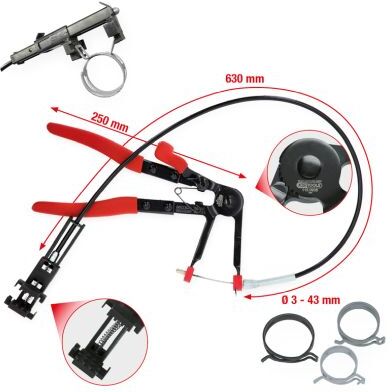 Ks Tools Zange, Schlauchschelle 115.0908