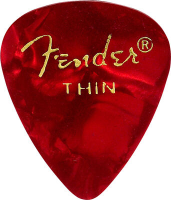 Fender Premium Celluloid Picks 351 RM Red Moto