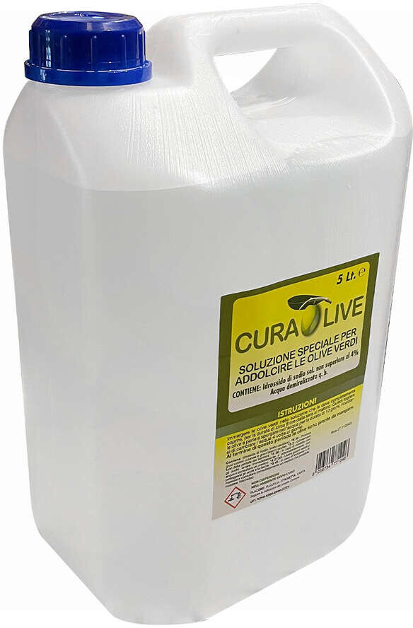 Polsinelli Soluzione per trattamento olive da tavola (5 L)